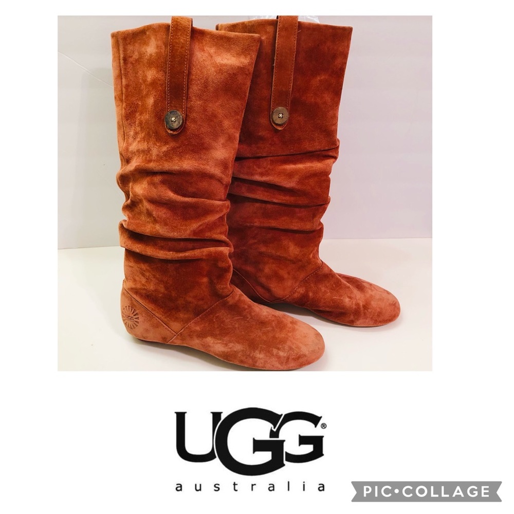 Ugg Rust Color Suede Boot - image 1